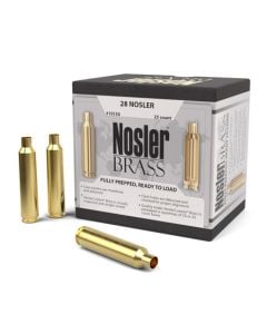 Nosler Premium Brass Unprimed Cases 28 Nosler Rifle Brass