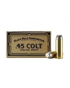 Black Hills RNFP Ammunition .45 Long Colt 250 gr 50/Box