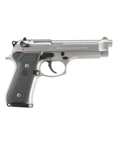 Beretta 92 FS Pistol 9mm Inox Stainless Steel 4.9" ~