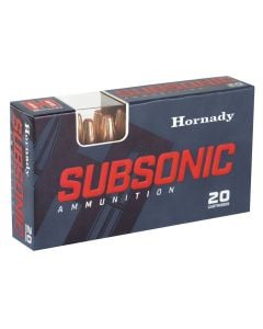Hornady SubSonic 300 Blackout 190 Grain Sub-X 20/Box