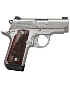 Kimber Micro Stainless Pistol No Thumb Safety 380 Auto Stainless 2.75" ~