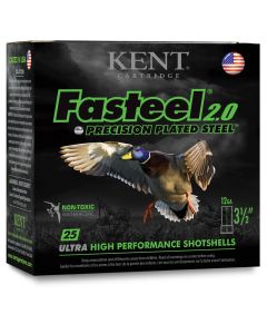 Kent Waterfowl Fasteel 2.0 Precision Plated Steel 12 Ga. 2-3/4" #2 25/Box