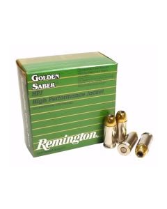 Remington Golden Saber HPJ Ammunition .40 SW 165 gr 25/Box