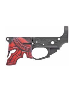 Spikes Tactical ST15 Spartan Lower Reciever Multi Caliber Red Aluminum ~