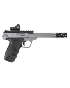 Smith & Wesson PC SW22 Victory Fluted Target Pistol Red Dot 22LR Stainless 6" ~