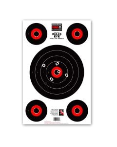 Thompson Target Halo Bullseye 1-10" and 4-4" Targets 5 Pack 