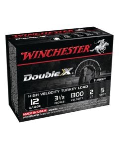 Winchester 12 Ga. 3.5" #5 Double X High Velocity Turkey Load 10/Box
