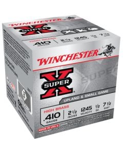 Winchester Super-X High Brass .410 Gauge 2.5" 1245 FPS .5 Ounce 7.5 Shot