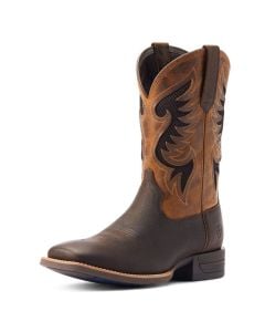 Ariat Men's Cowpuncher VentTEK Dark Brown Western Boots