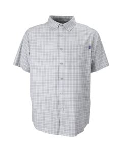Aftco Men’s Dorsal S/S Button Down Shirt - Heather Grey