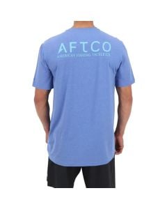 Aftco Men’s Samurai Performance S/S Shirt - Brilliant Blue
