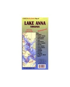 GMCO Lake Anna Pro Series Map
