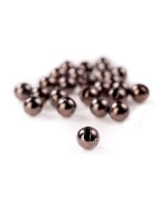 Allen Fly Fishing Slotted Tungsten Beads 25 Pack Black Nickel