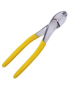 Calcutta 8 in Stainless Steel Crimper Chrome-Plated Yellow