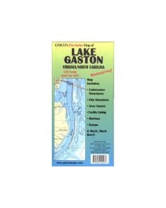 GMCO Lake Gaston Pro Series Map
