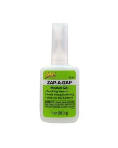 Wapsi Zap Adhesives Zap-A-Gap CA+ 1 oz.