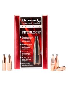 Hornady Rifle Bullets .243 Dia. 100 Gr Boattailed Soft Point InterLock