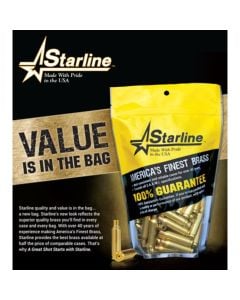Starline Brass Unprimed Cases 45 ACP Handgun Brass - 100 Per Bag