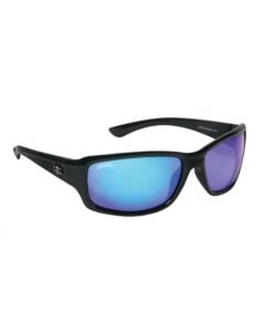 Calcutta Outrigger Sunglasses - Black/Blue Mirror 