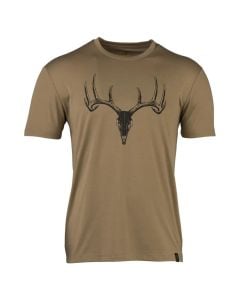 Browning Men's Camp Whitetail S/S T-Shirt-Tan