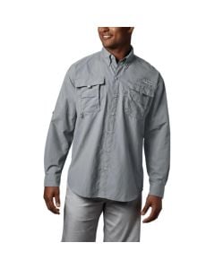 Columbia Men's PFG Bahama II L/S Fishing Shirt - Cool Grey