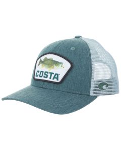 Costa Del Mar Topo Trucker Large Mouth Bass Green Cap