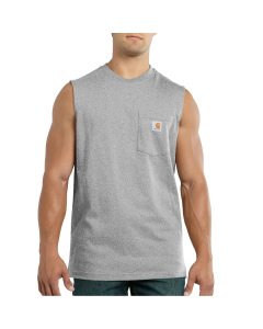 Carhartt Men's Relaxed Heavyweight Sleeveless Pocket T-Shirt