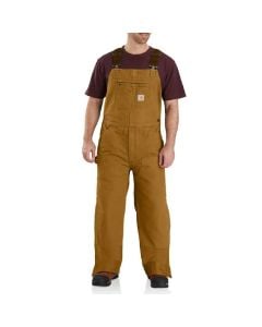 Carhartt Men's Loose Fit Washed Duck Insulated Bib Overall