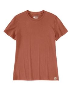 Carhartt Women’s Crewneck S/S T-Shirt - Terracotta