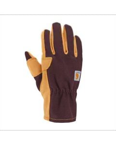 Carhartt Women's Duck/Synthetic Leather Open Cuff Gloves