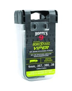 Hoppe's BoreSnake Viper Den 9mm/380 ACP/38/357 Cal Pistol Firearm Bronze Bristles