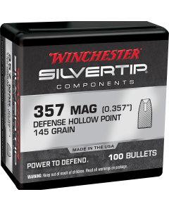 Winchester Ammo  Centerfire Handgun Reloading 357 Mag .357 145 gr Silvertip Hollow Point 100 Per Box