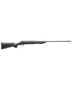 Browning 28 Nosler Caliber with 3+1 Capacity, 26" Fluted Barrel, Carbon Gray Elite Cerakote Metal Finish & Black Synthetic Stock Right Hand (Full Size)