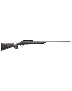 Browning 300 Win Mag 3+1 26" Fluted MB Carbon Gray Elite Cerakote Sonora Carbon Ambush Camo Fixed McMillan Game Scout Stock Right Hand (Full Size)