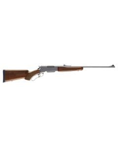 Browning 450 Marlin Caliber with 3+1 Capacity, 20" Matte Stainless Barrel, Matte Nickel Metal Finish & Gloss Black Walnut Fixed Pistol Grip Stock Right Hand (Full Size)