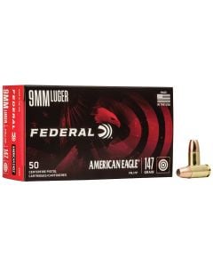 Federal American Eagle 9mm Luger 147 Gr. FMJ