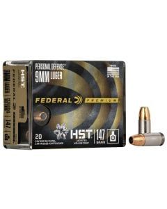 Federal HST 9mm 147 Gr. Hollow Point 20/Box