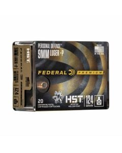 Federal 9mm 124gr +P HST 20rd - Box