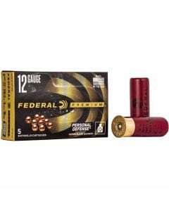 Federal Premium Personal Defense Reduced Recoil 12 Ga 2.75" 9 Pellets 1145 fps 00 Buck Shot 5/Box 