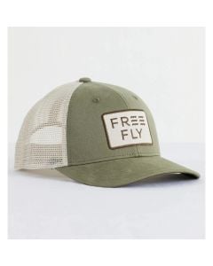 Free Fly Wave Trucker Hat - Capers Green