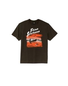 Filson Men's Pioneer Graphic Coffee/Canoe T-Shirt