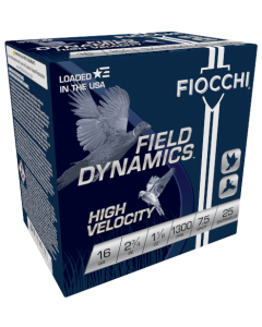 Fiocchi Field Dynamics 16 Ga. #7.5 2 ¾” 25/Box