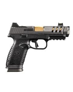 FN 509 CC EDGE XL 9mm Pistol 17+1 4.2" SS Barrel QD Compensator OR Slide FO Front Sight Full Size Polymer Frame Black 66101714