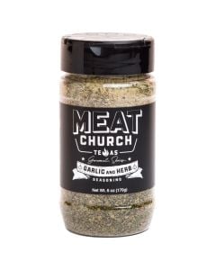 Meat Church Garlic and Herb Gourmet Seasoning 6 oz. Shaker