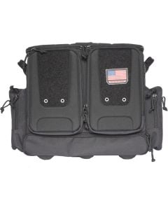 G. Outdoors Tactical Rolling Black Range Bag