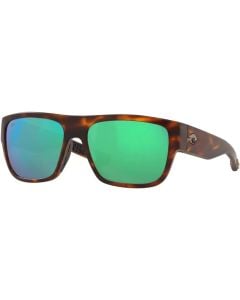 Costa Del Mar Sampan 580G Sunglasses - Tortoise/Green Mirror