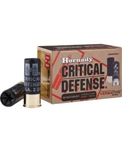 Hornady Critical Defense 12 Gauge 00 Buckshot 8 Pellets 10 Per Box
