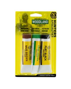 Hunters Specialties Woodland Camo Creme 3 Tube Makeup Kit