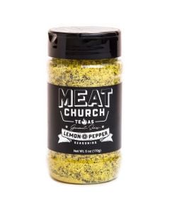 Meat Church Lemon Pepper Gourmet Seasoning 6oz Bottle