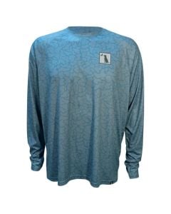 Local Boy Outfitters Men’s L/S Printed Performance UPF 50+ Shirt - Slate